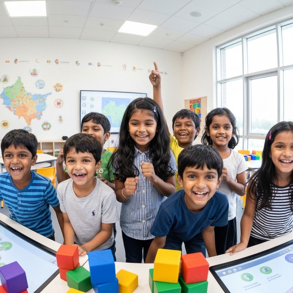 Children learning at Evaara