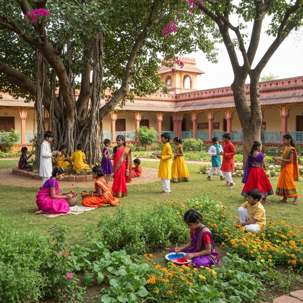 Outdoor learning at Evaara